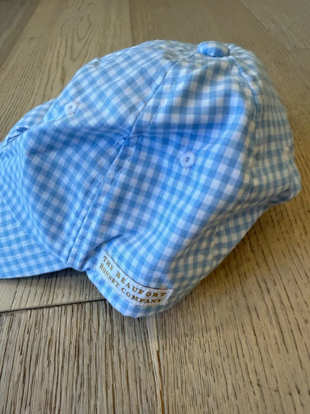 NWOT TBBC Buckhead Blue Gingham w/ Barbados Blue Stork | NS | NWOT